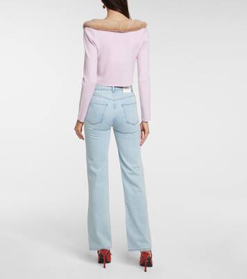 Le Jane embellished high-rise jeans | Frame