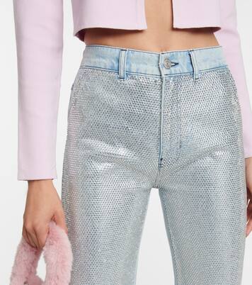 Le Jane embellished high-rise jeans | Frame