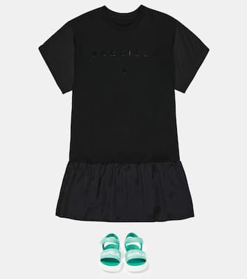 Logo leather sandals | MM6 Maison Margiela Kids