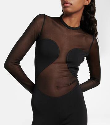 Semi-sheer bodysuit | Alaïa