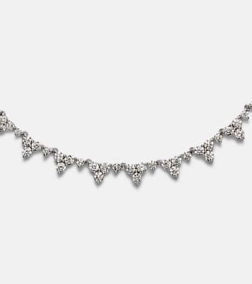 Collana Rivulet Tears in oro bianco 18kt con diamanti | Ileana Makri