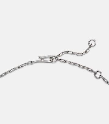 Collana Rivulet Tears in oro bianco 18kt con diamanti | Ileana Makri