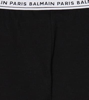 Baby logo jersey leggings | Balmain Kids