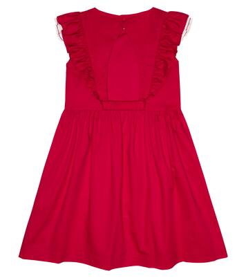 Ruffle-trimmed cotton-blend dress | Il Gufo