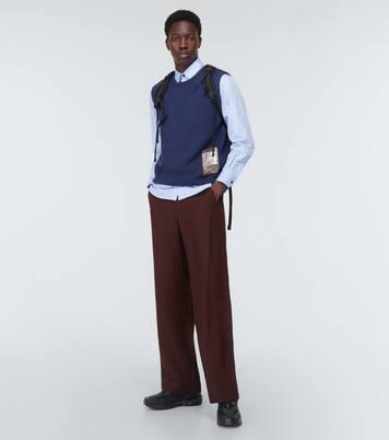 Gilet in cotone con ricamo | GR10K