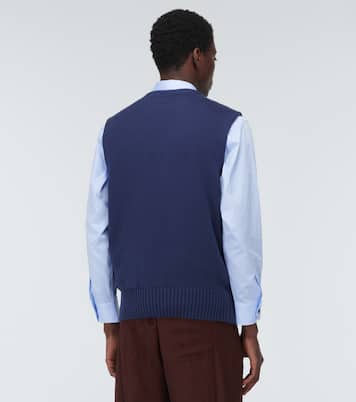 Gilet in cotone con ricamo | GR10K
