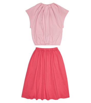 Set of printed cotton T-shirt and skirt | Jellymallow