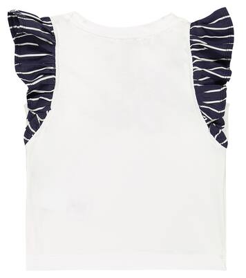 Cotton jersey printed top | Monnalisa