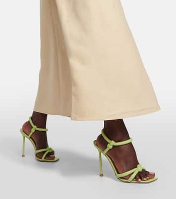 Sandalen Knot aus Leder | Gianvito Rossi