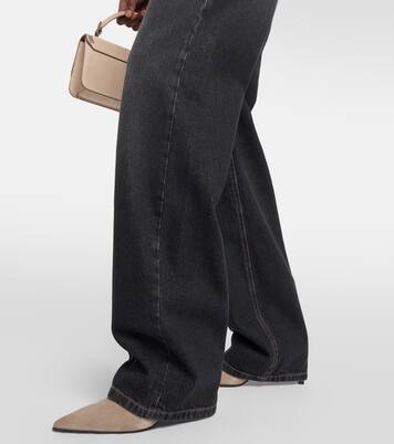 Embellished wide-leg jeans | Brunello Cucinelli