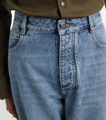 Jeans rectos de tiro alto | Bottega Veneta