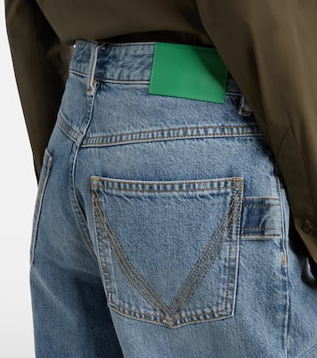 Jeans rectos de tiro alto | Bottega Veneta