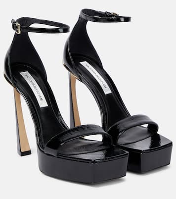 Plateausandalen aus Leder | Victoria Beckham