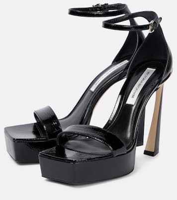 Plateausandalen aus Leder | Victoria Beckham