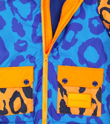 Leopard-print padded ski jacket  | Marc Jacobs Kids