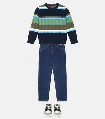 Mid-rise jeans straight jeans | Il Gufo