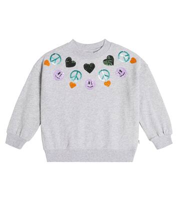 Maxi sequined cotton sweatshirt | Molo