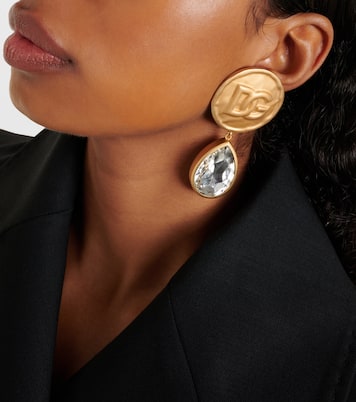 Orecchini pendenti DG con cristalli | Dolce&Gabbana