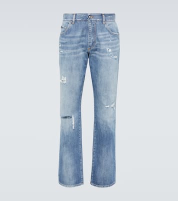 Distressed straight jeans | Dolce&Gabbana
