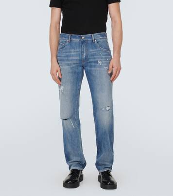 Distressed straight jeans | Dolce&Gabbana