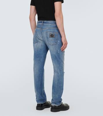 Distressed straight jeans | Dolce&Gabbana
