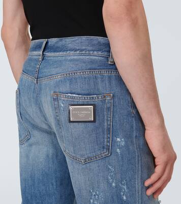 Distressed straight jeans | Dolce&Gabbana