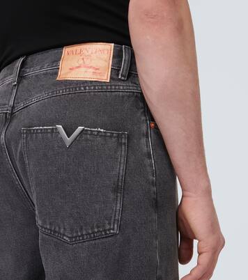 High-rise wide-leg jeans | Valentino