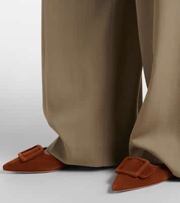 Maysale suede ballet flats | Manolo Blahnik