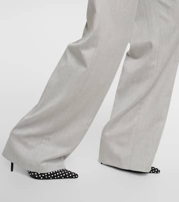 Gerade Mid-Rise-Hose aus Wolle | Magda Butrym