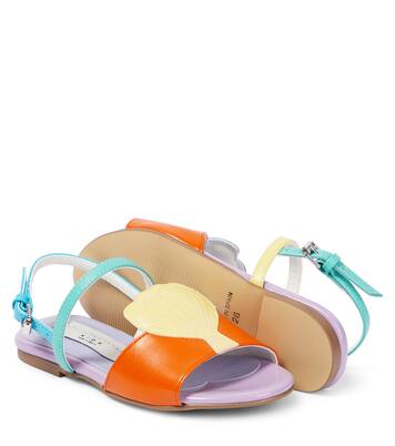 Shell-appliqué sandals | Stella McCartney Kids