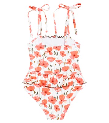  Valencia floral smocked swimsuit | Suncracy