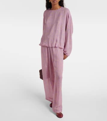 Pantalon ample imprimé | Dries Van Noten