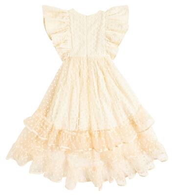 Embroidered ruffled tulle dress | Petite Amalie  