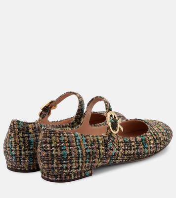 Venezia bouclé ballet flats | Gianvito Rossi