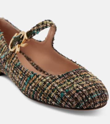 Venezia bouclé ballet flats | Gianvito Rossi