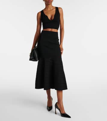 Midirock aus Strick | Victoria Beckham