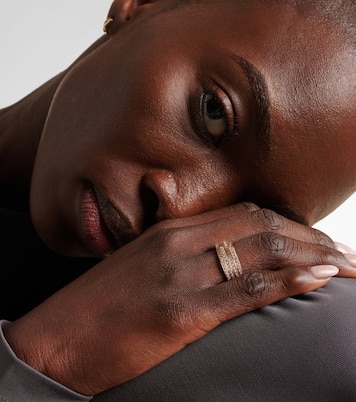 Anello Antifer 4 Rows in oro rosa 18kt con diamanti | Repossi