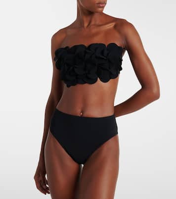 Tess ruffled bandeau bikini top | Karla Colletto