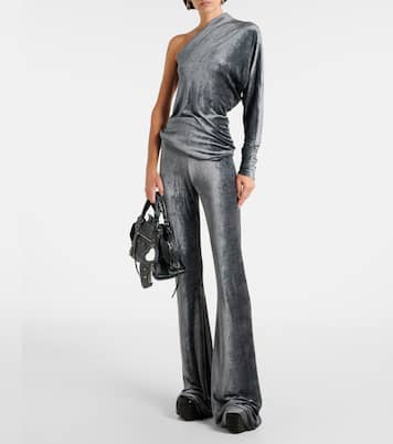 Pantalon évasé Dirt à taille haute | Rick Owens