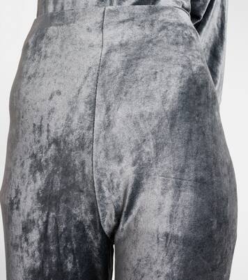 Pantalon évasé Dirt à taille haute | Rick Owens