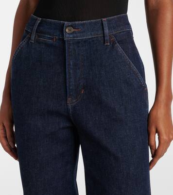 High-Rise Wide-Leg Jeans Crosbie | Veronica Beard