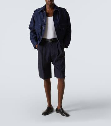 高腰羊毛短裤 | Dries Van Noten
