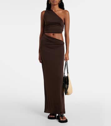 Yana cutout one-shoulder maxi dress | Jade Swim