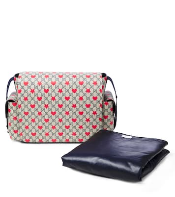 Wickeltasche mit Wickelunterlage Ophidia GG | Gucci Kids