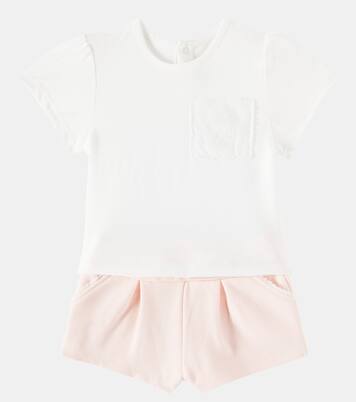 Bebé - set de camiseta y shorts de algodón | Chloé Kids
