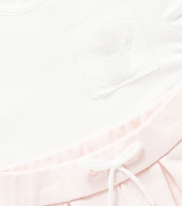 Bebé - set de camiseta y shorts de algodón | Chloé Kids