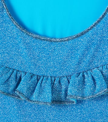 Lumière ruffled lamé swimsuit | Oséree Kids