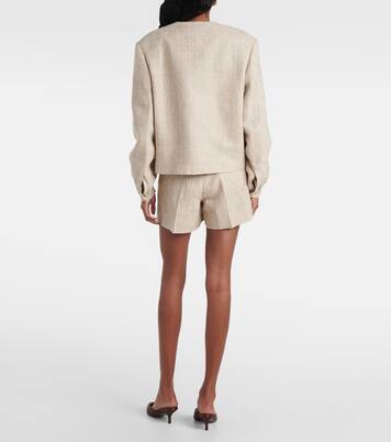 Gliss linen, cotton, and silk-blend jacket | Blazé Milano