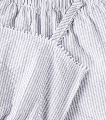 Cotton top and shorts set | Il Gufo