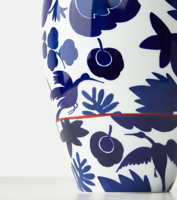 Wildbird Blu porcelain vase | La DoubleJ